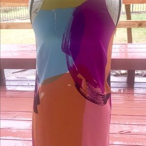 Ann Taylor Multi-Color Sheath Dress